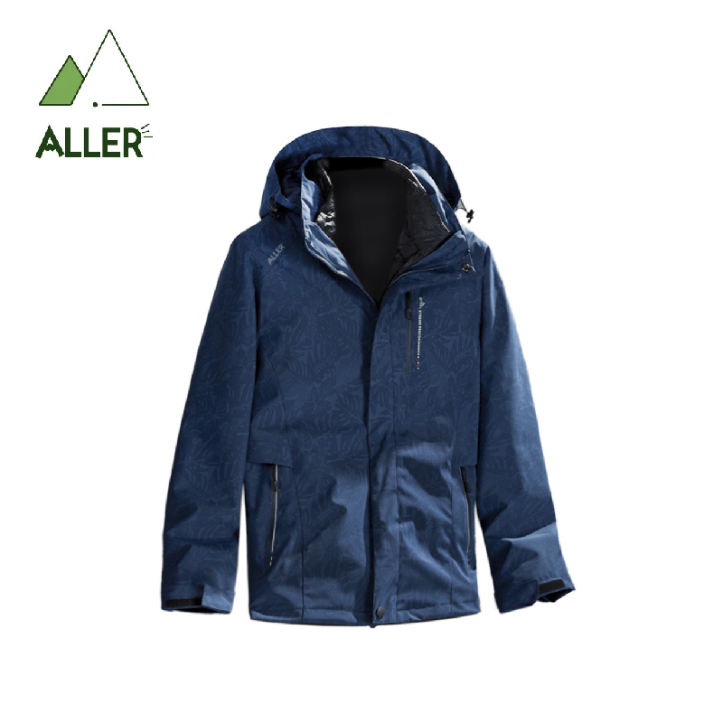 ALLER 二件式羽絨防風保暖外套 男款 (3色) 防潑水透氣/防風保暖/登山健行/休閒旅遊 03CKN8888A