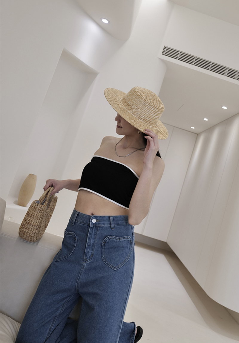 滾邊平口背心*3色