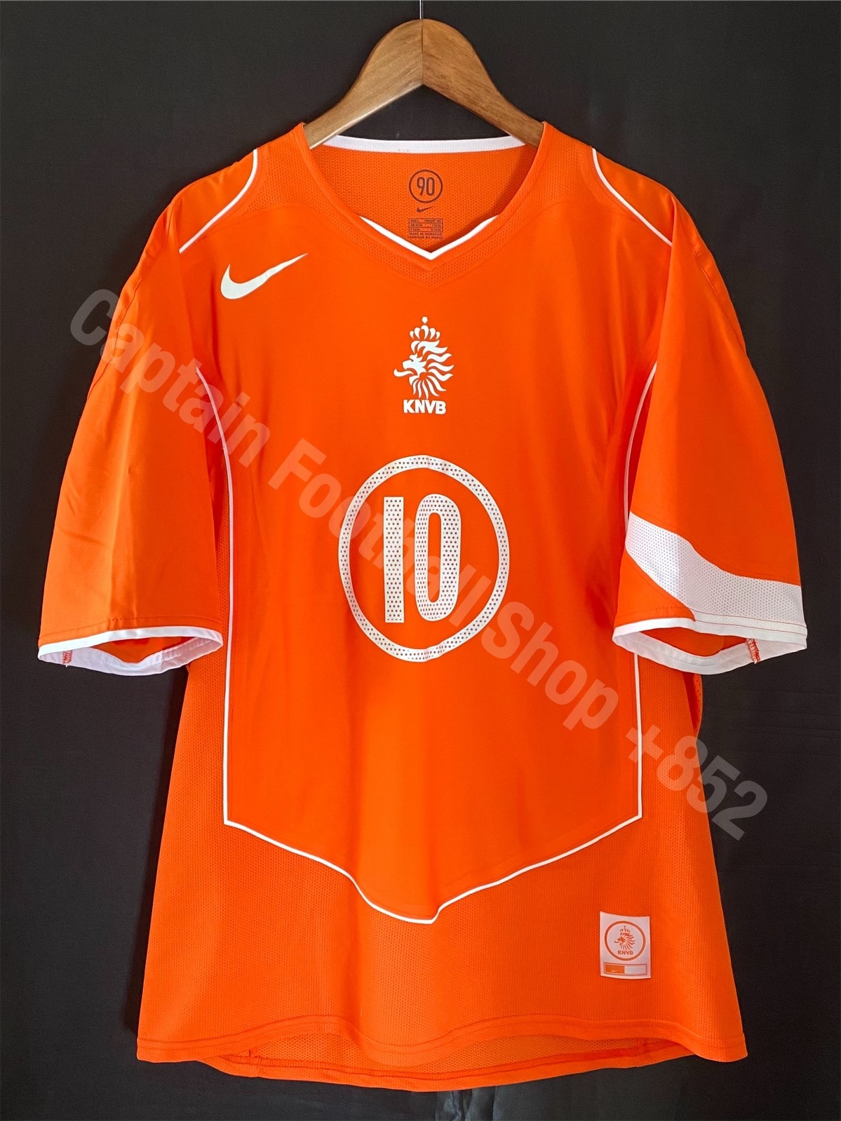 (球員版) 荷蘭 2004 Nike Code 7 主場球員版球衣 #10 V. NISTELROOY