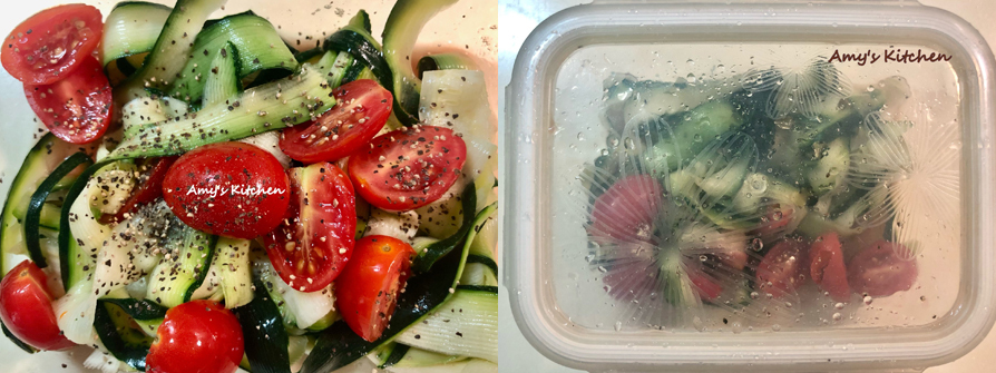 野櫻莓醋涼拌櫛瓜 步驟7、8 ∣ 天時莓果