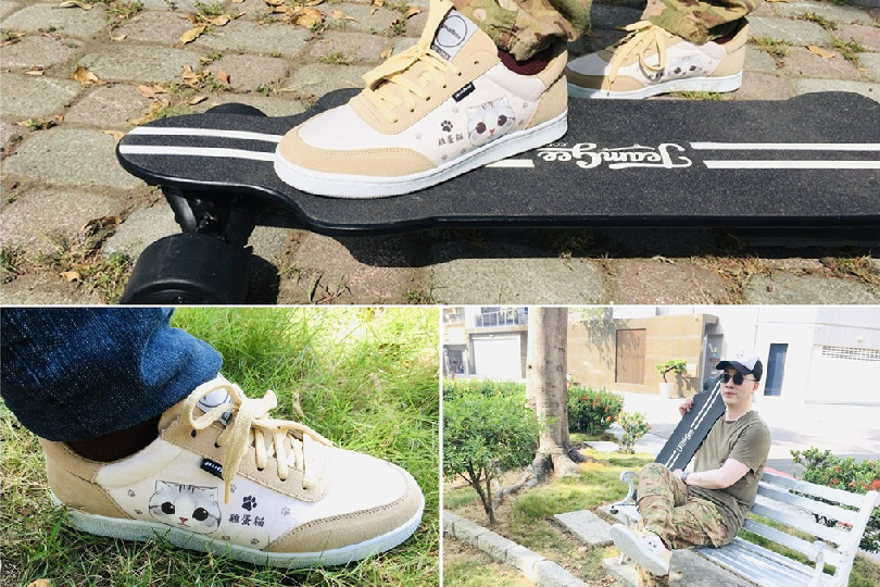 【雞蛋貓的異想世界】第一雙DIY手工設計鞋誕生，彪琥台灣鞋故事館，完成自行設計鞋子的夢想