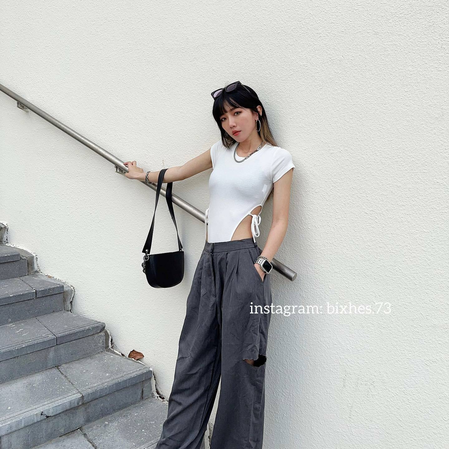 彈力綁帶連體衣(A00003)