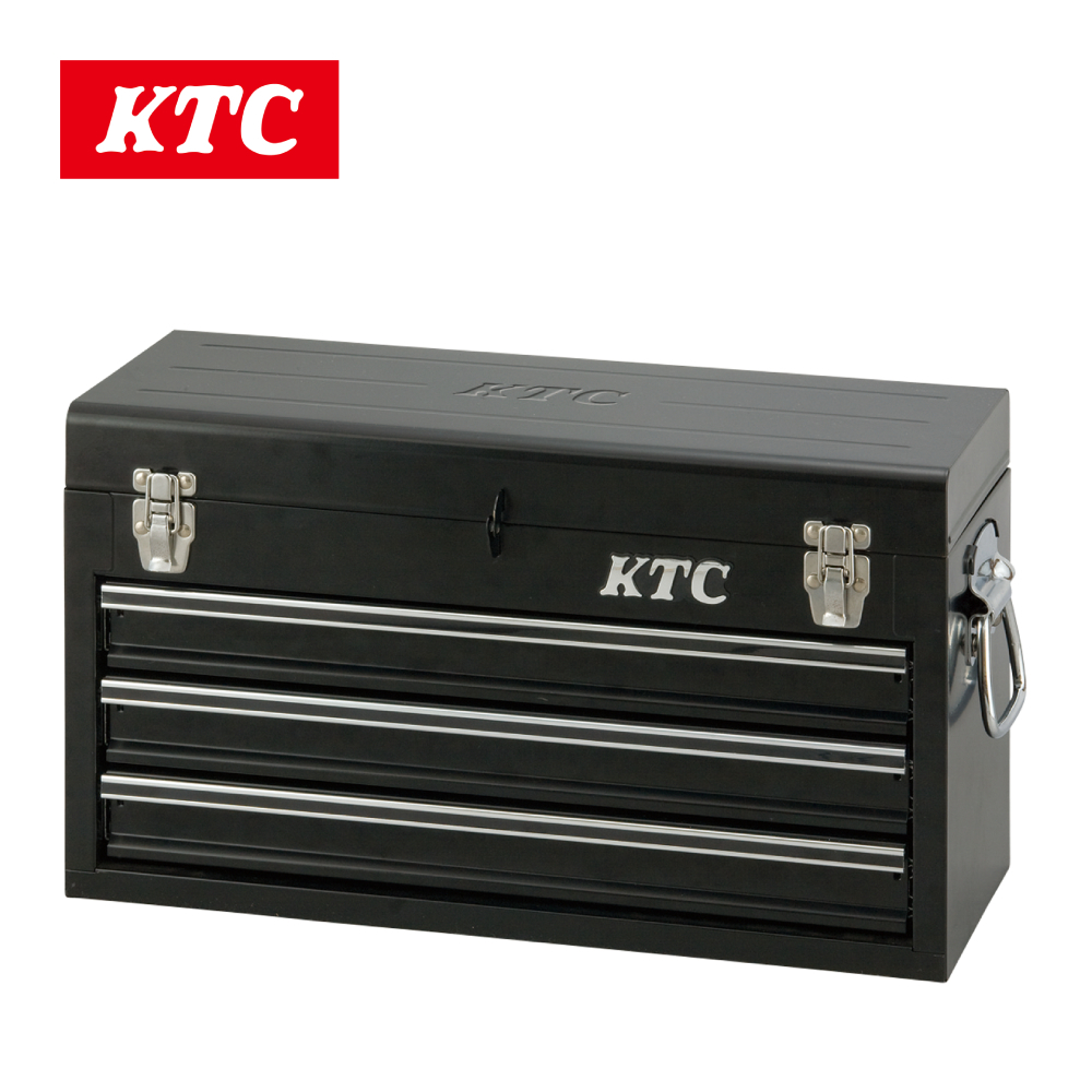 日本KTC 60件4分工具三抽工具箱套組(含上掀收納) -德貿總代理