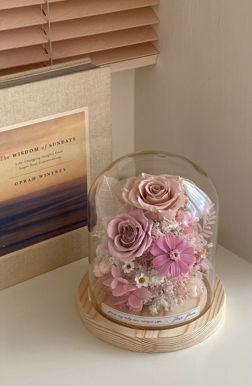 永生花夜燈-桑稚粉