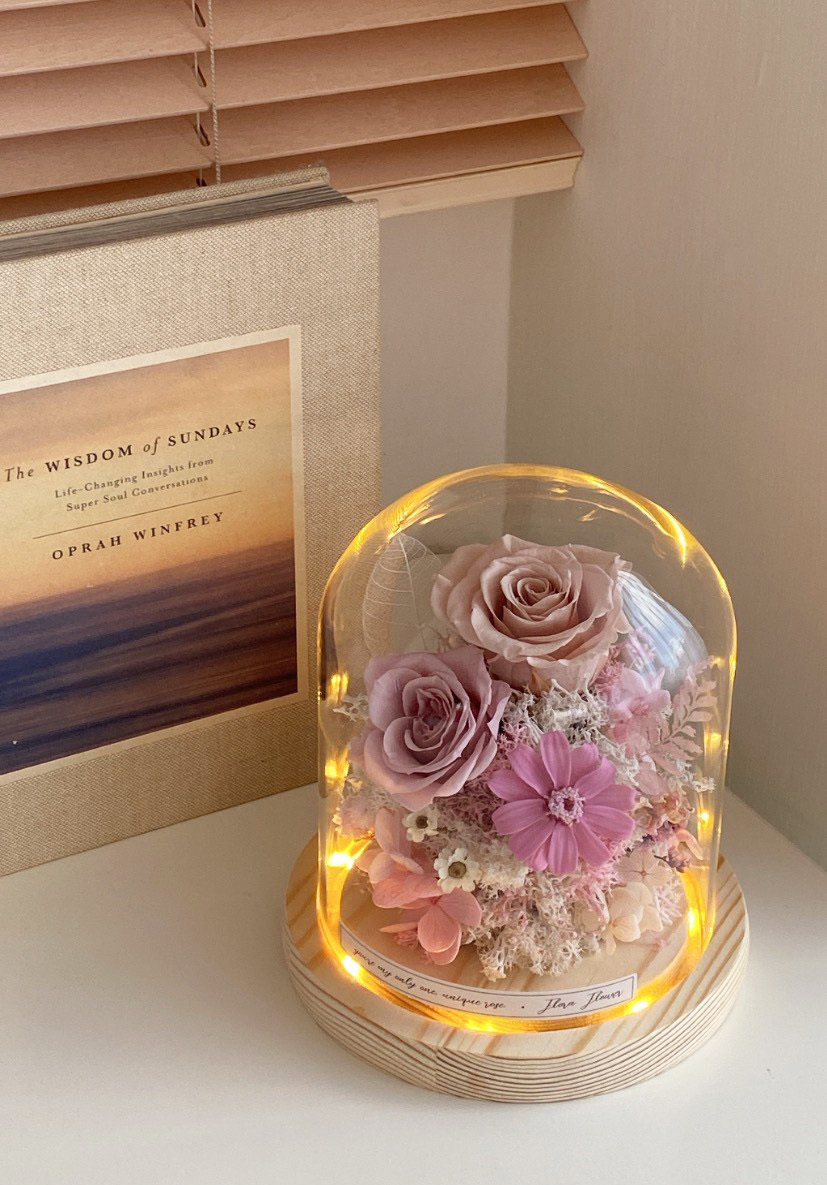 永生花夜燈-桑稚粉