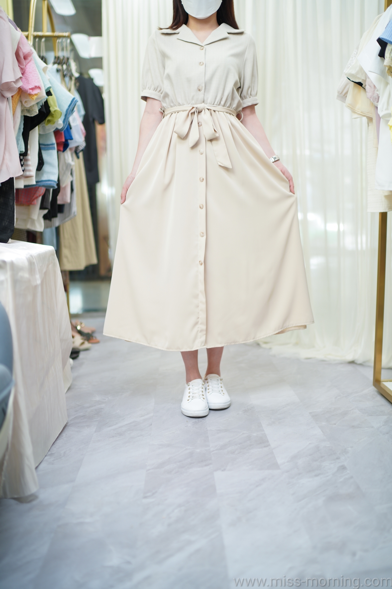 鄰家感連身裙(66495)