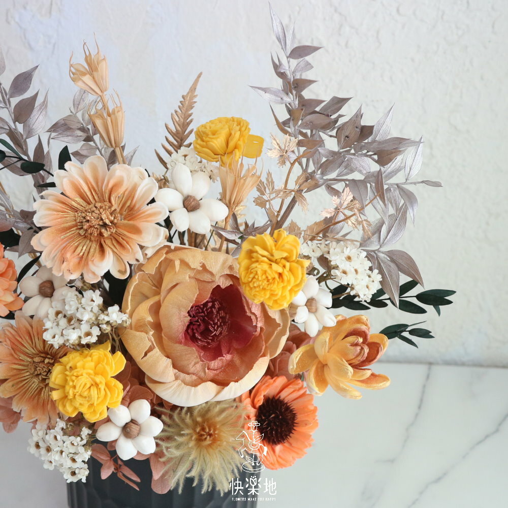 榮耀勳章 I 盆花 I 永生花 I 乾燥花 PF230250