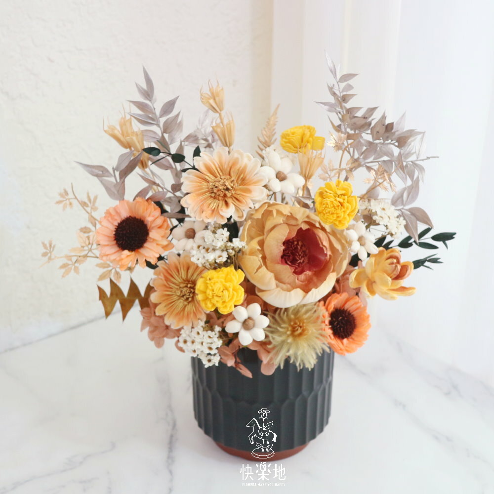 榮耀勳章 I 盆花 I 永生花 I 乾燥花 PF230250