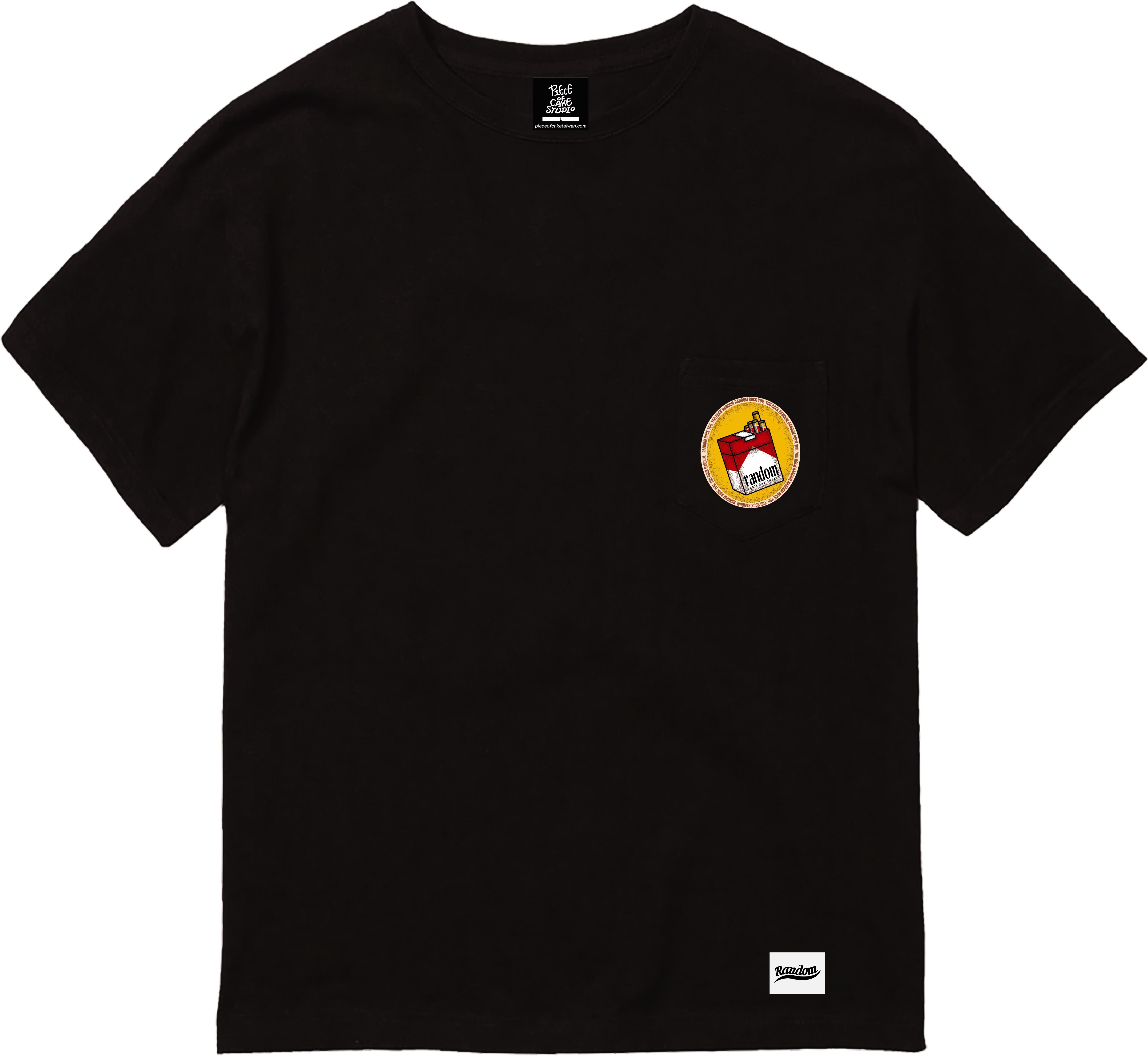 【隨性 Random】隨性口袋Tee