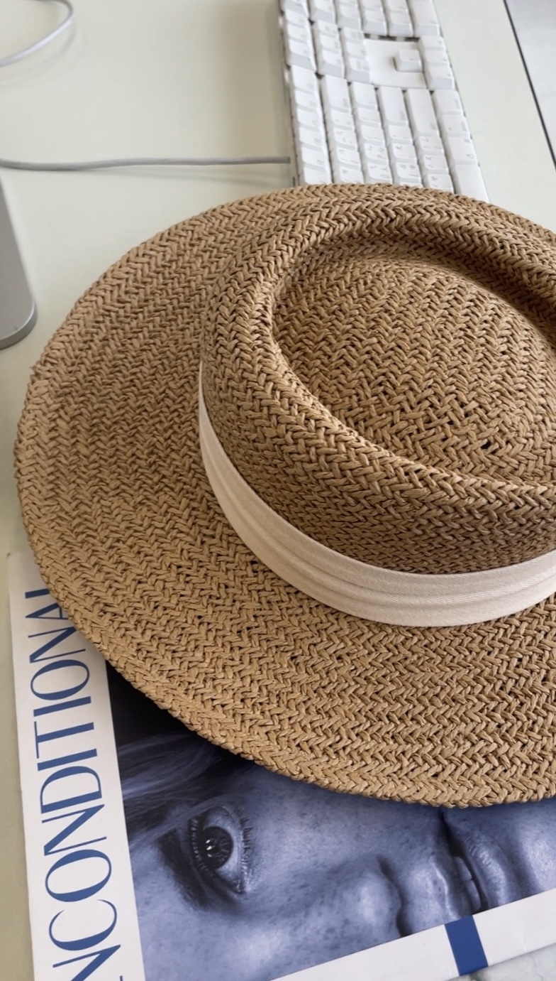 夏日經典拉菲草帽
