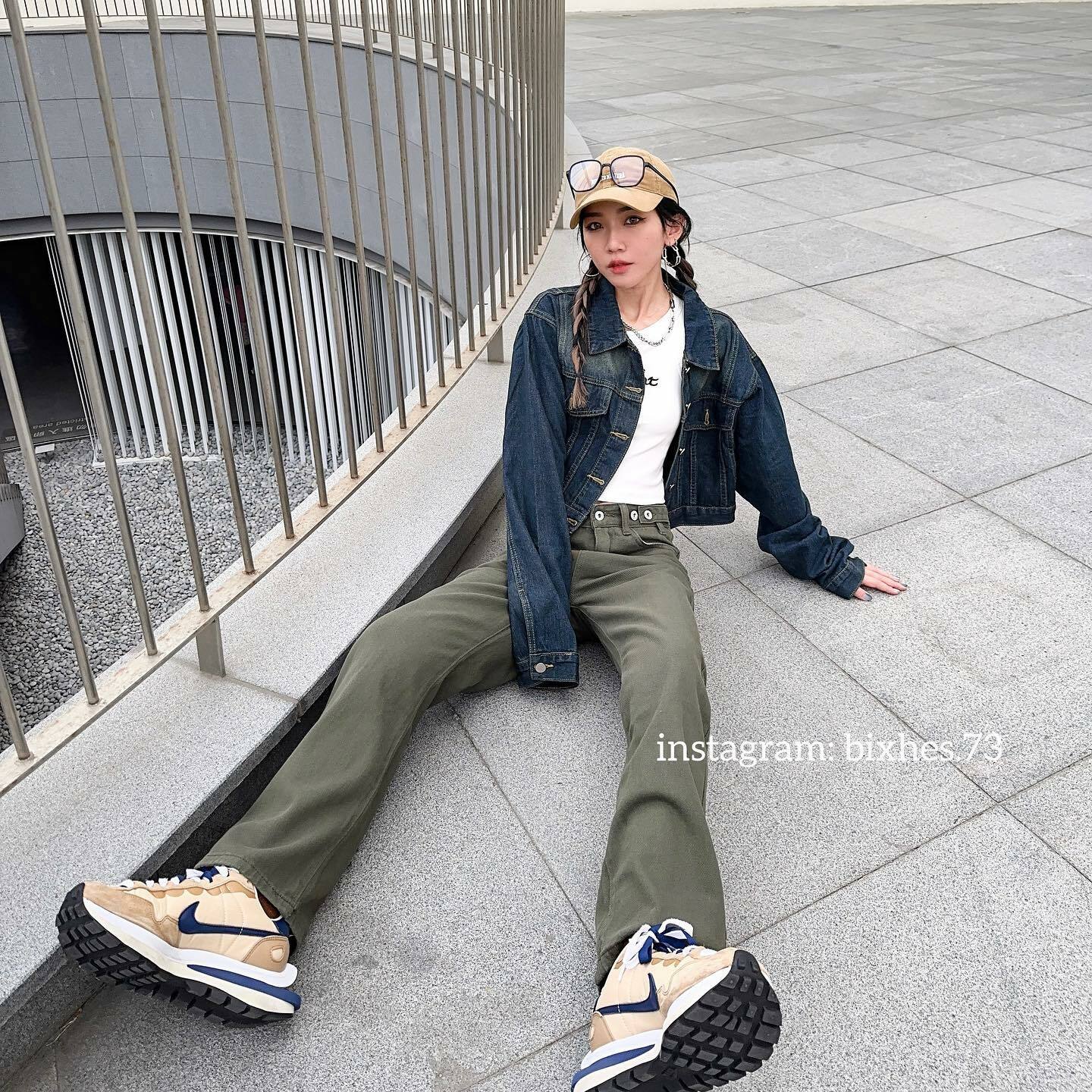 復古刷色短版牛仔外套(F00007)