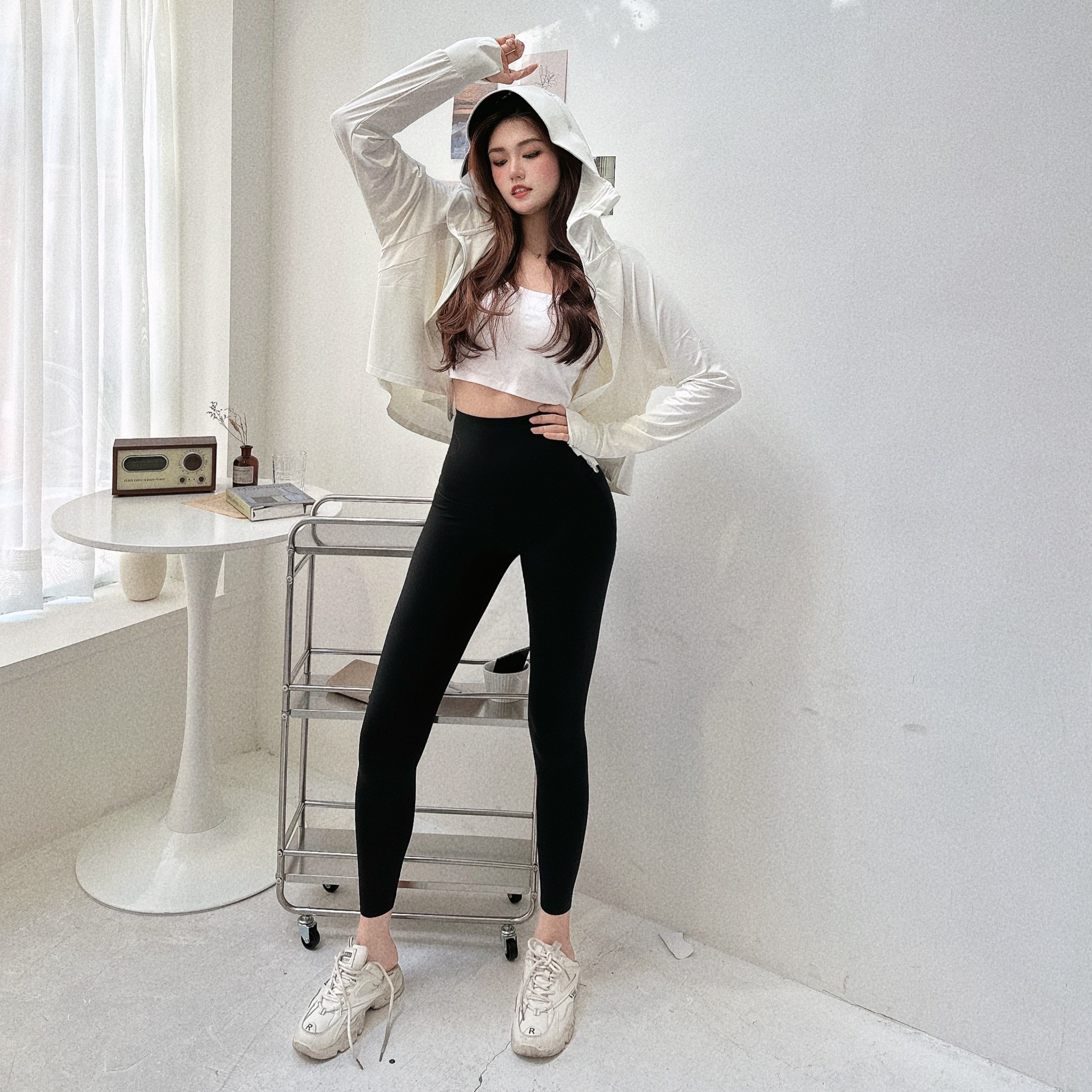 UPF50+全方位防曬涼感短版外套/三色