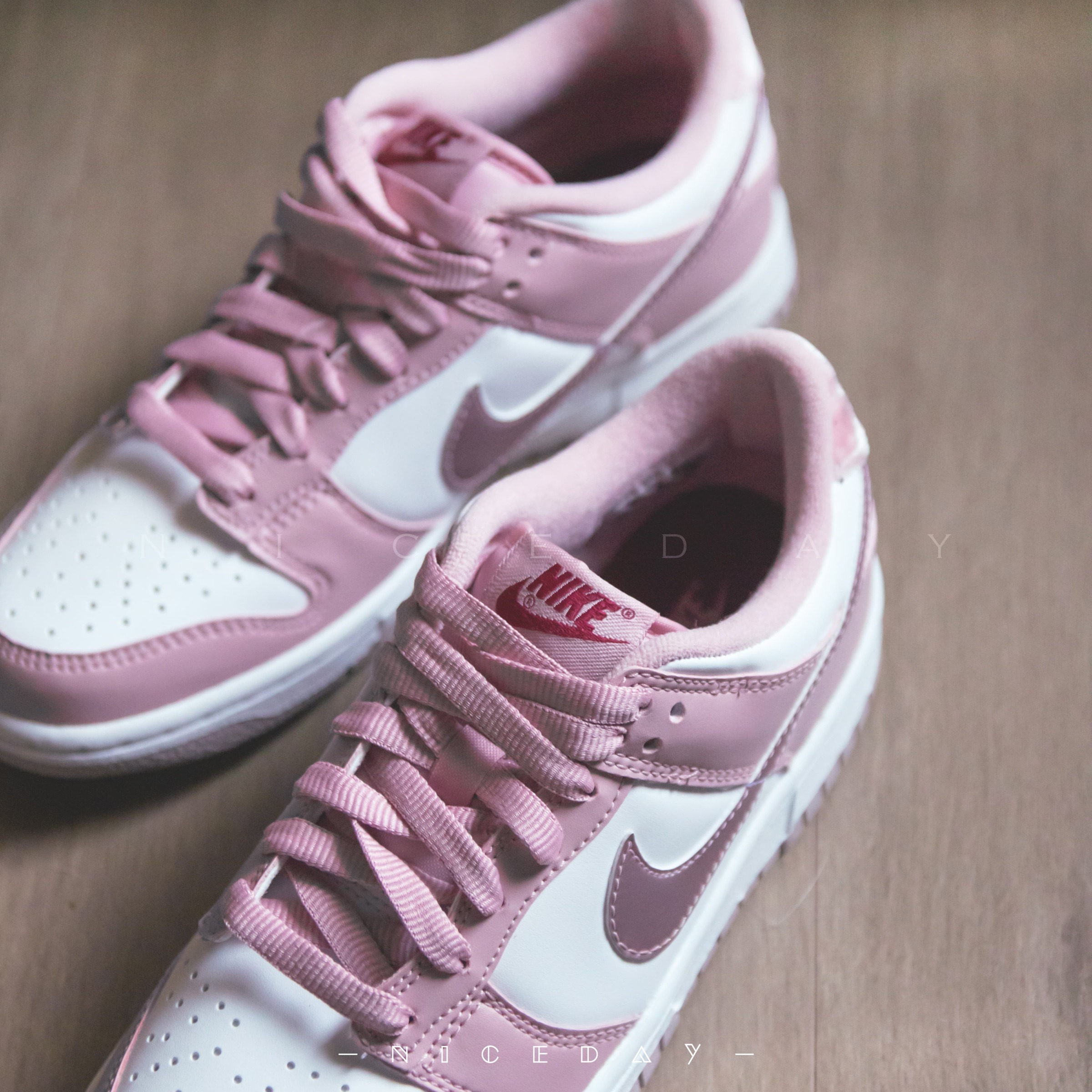 NiceDay 預購Nike Dunk Low GS 櫻花粉女款DO6485-600