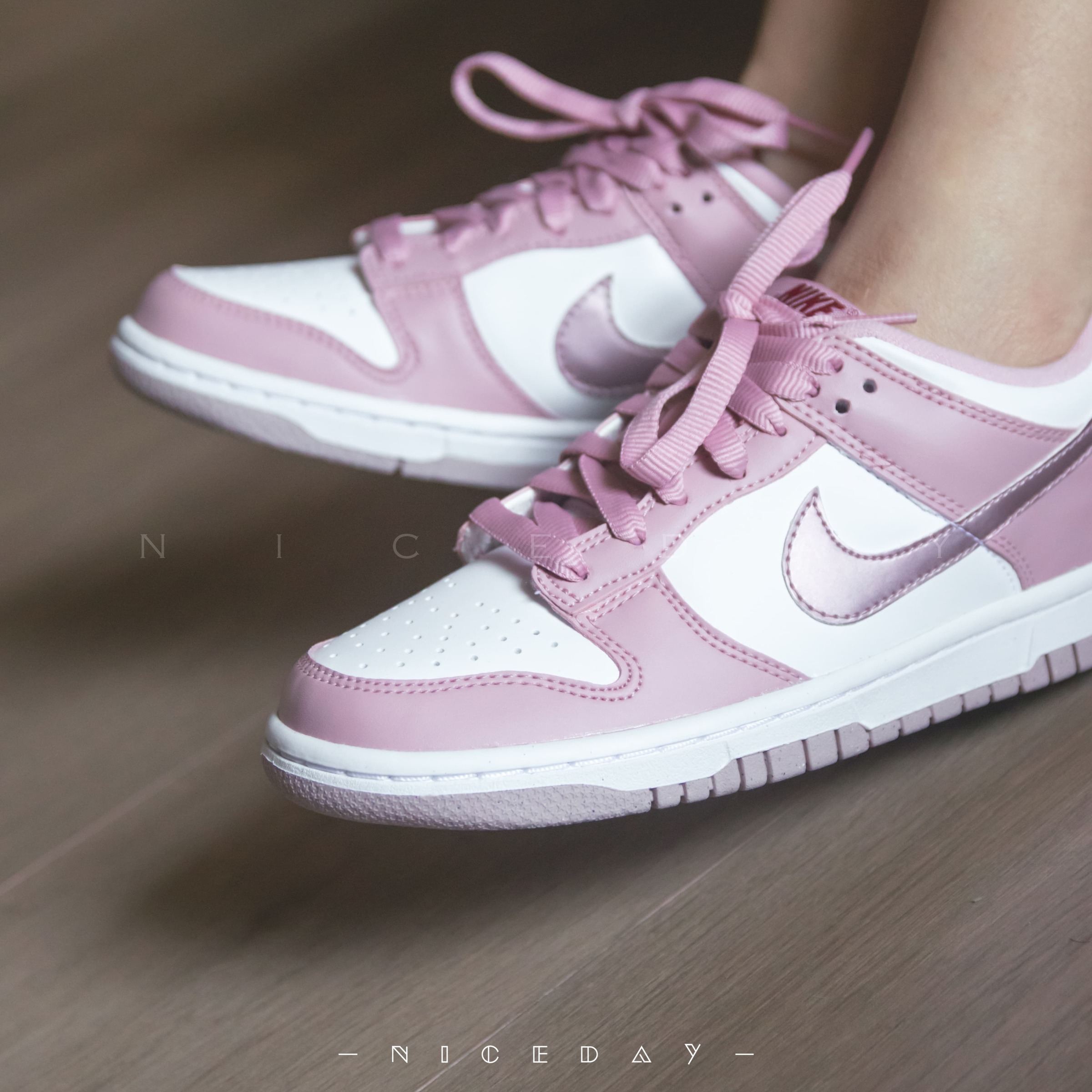 NiceDay 預購Nike Dunk Low GS 櫻花粉女款DO6485-600