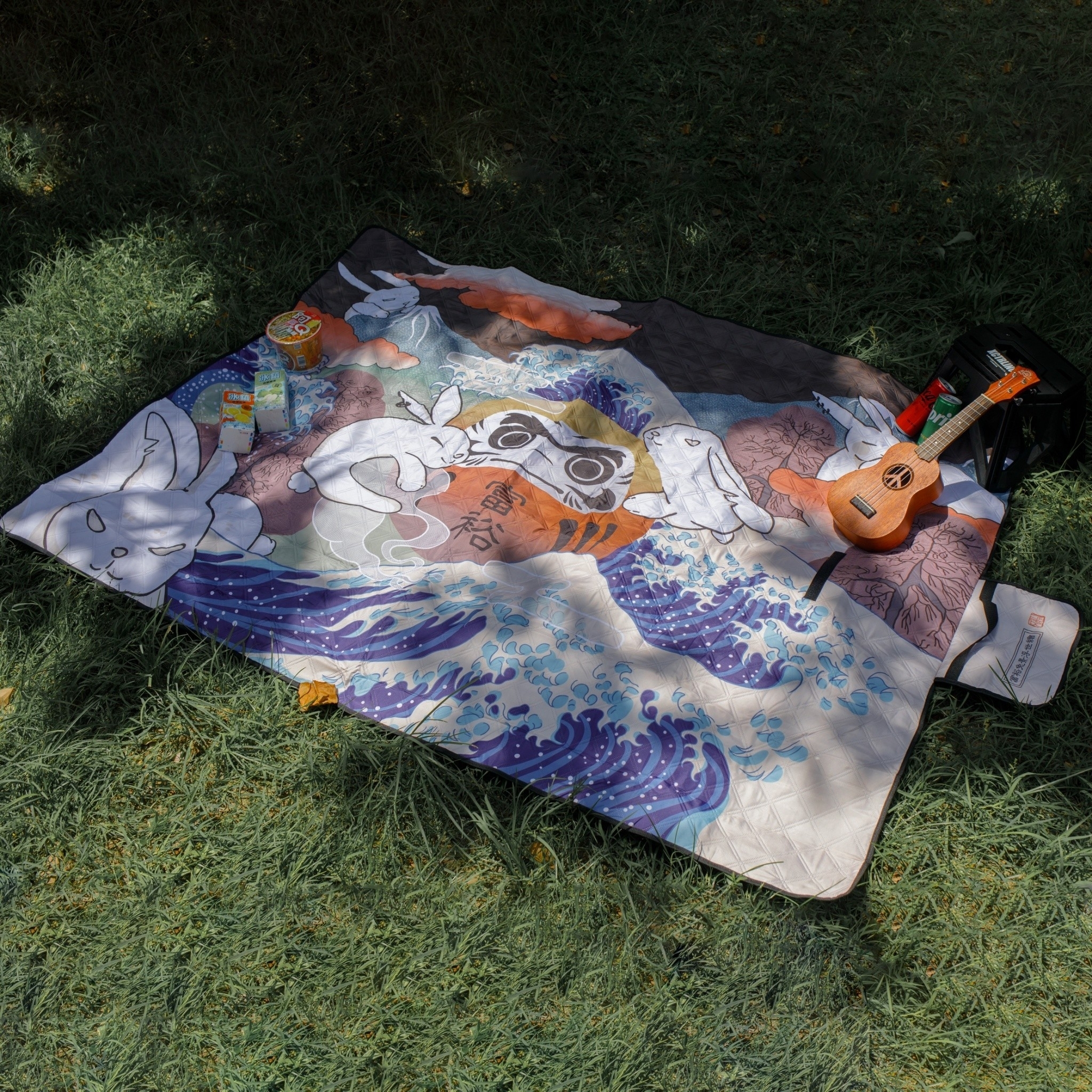 XCTRL 富裕兔景浮世繪野餐墊