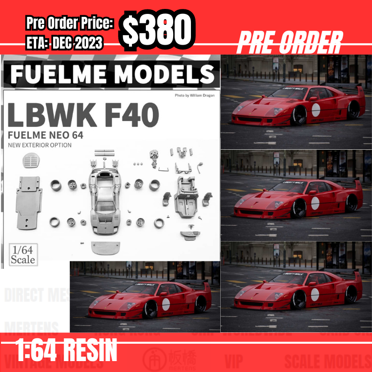 PO-$380 * Fuelme * 1:64 LB F40 Red [25/07]