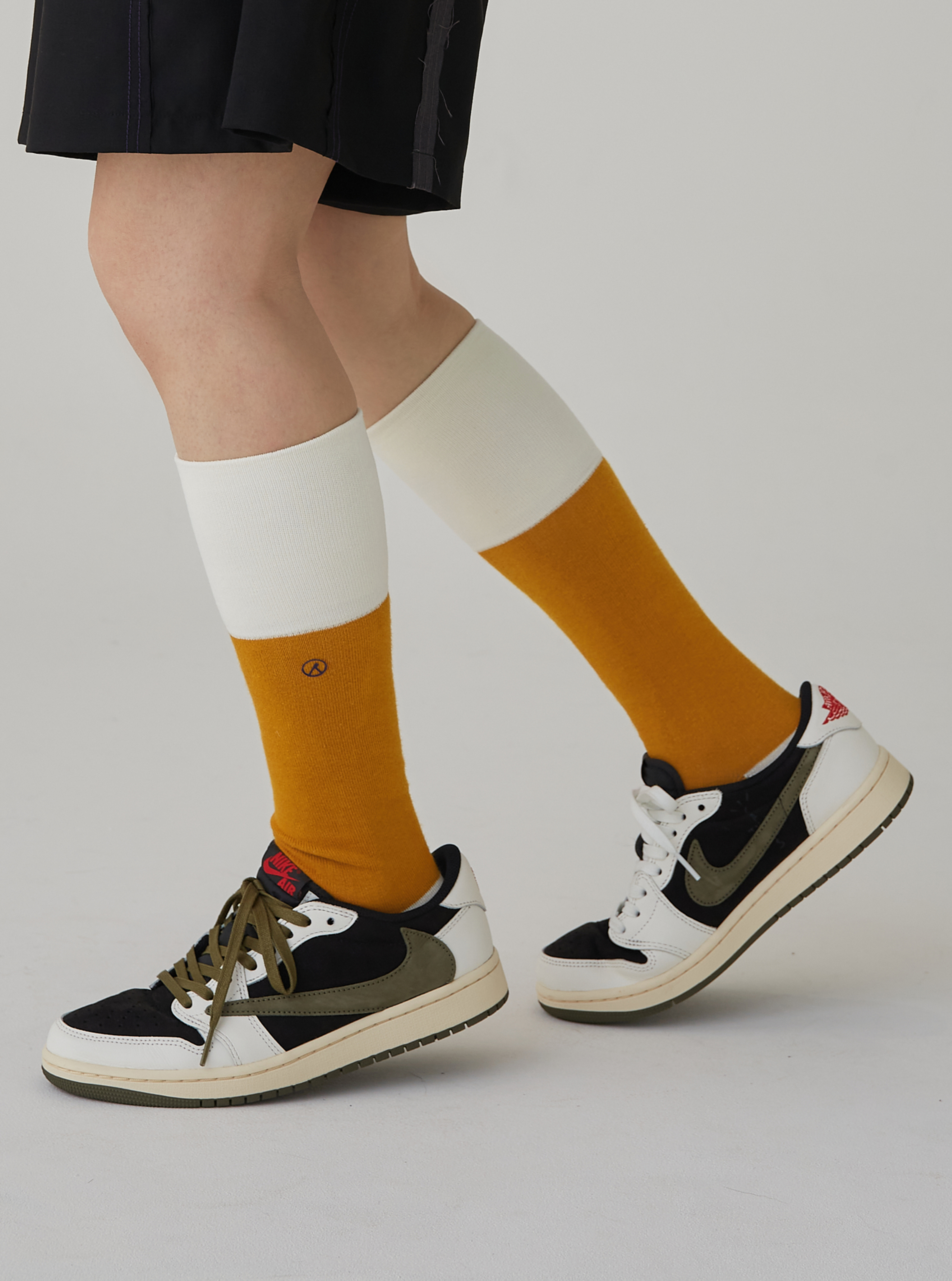 Logo-Print Crew Socks | Beer