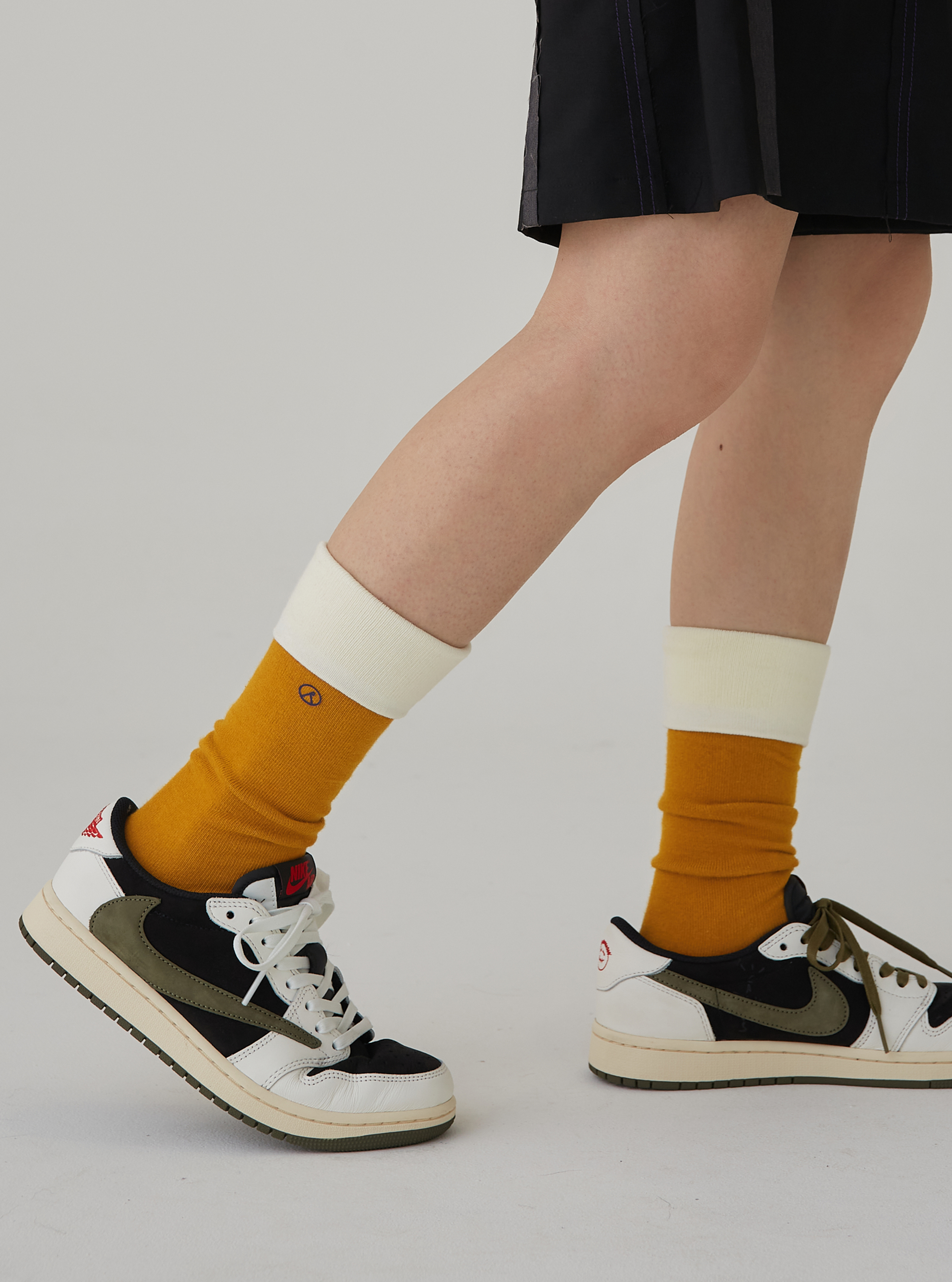 Logo-Print Crew Socks | Beer