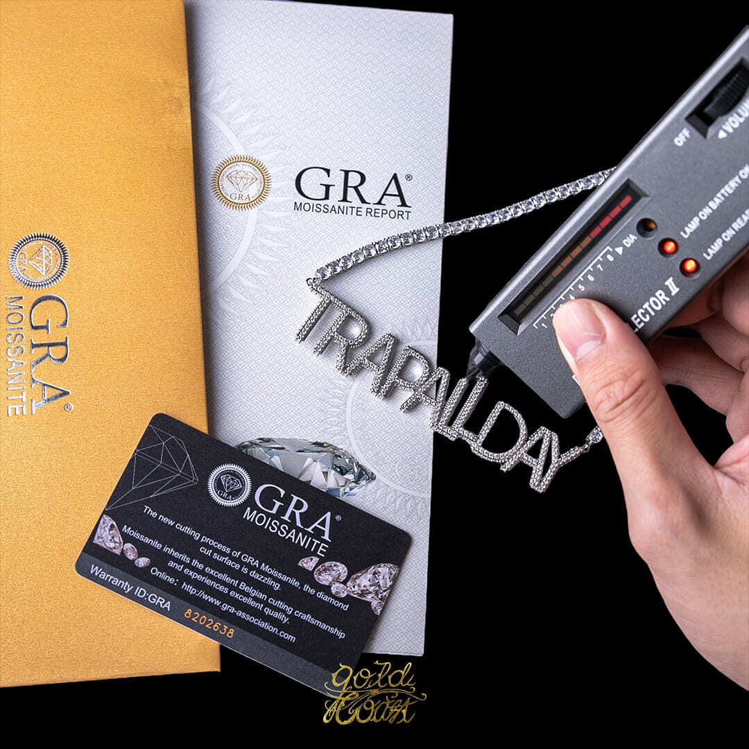 珠寶訂製莫桑石TRAPALLDAY網球鍊