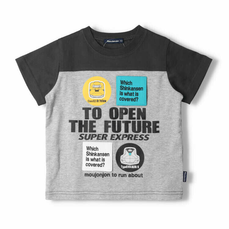 Moujonjon 新幹線列車印花短袖 Tee
