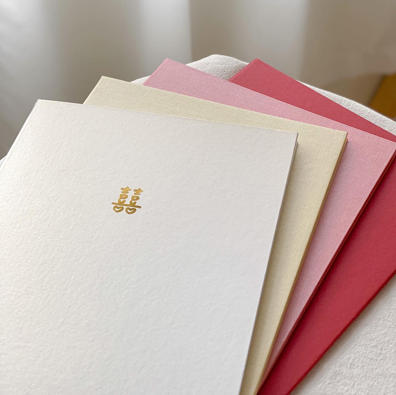 囍字燙金貼雙面證書夾 | 原創書夾(不含結婚證書)