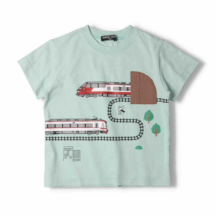 Hungry Heart 名鐵火車隧道口袋短袖 Tee