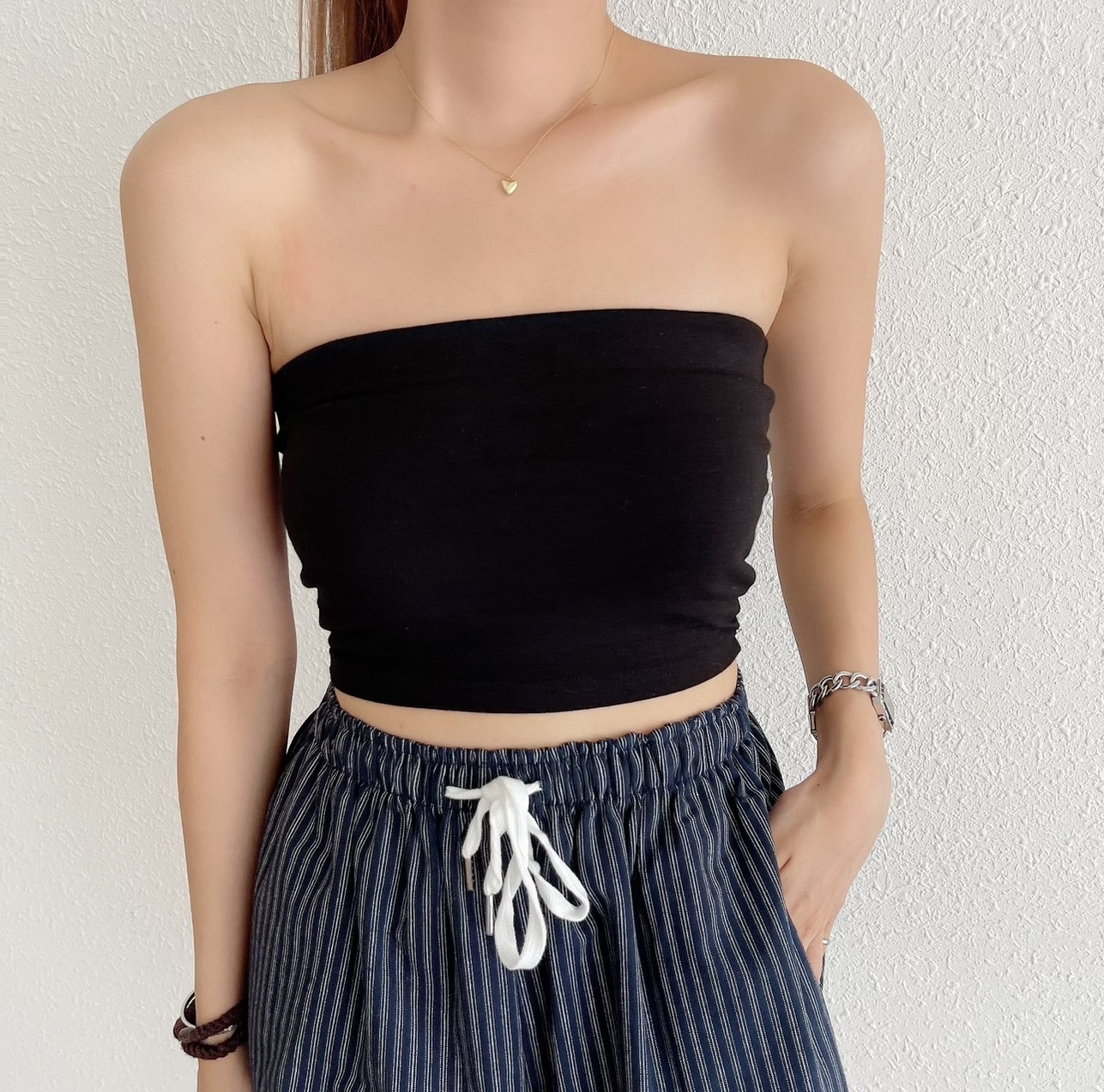 🔥07.26直播新品］不掉落平口bra top］🇰🇷正韓超好穿平口Bra top（兩色）