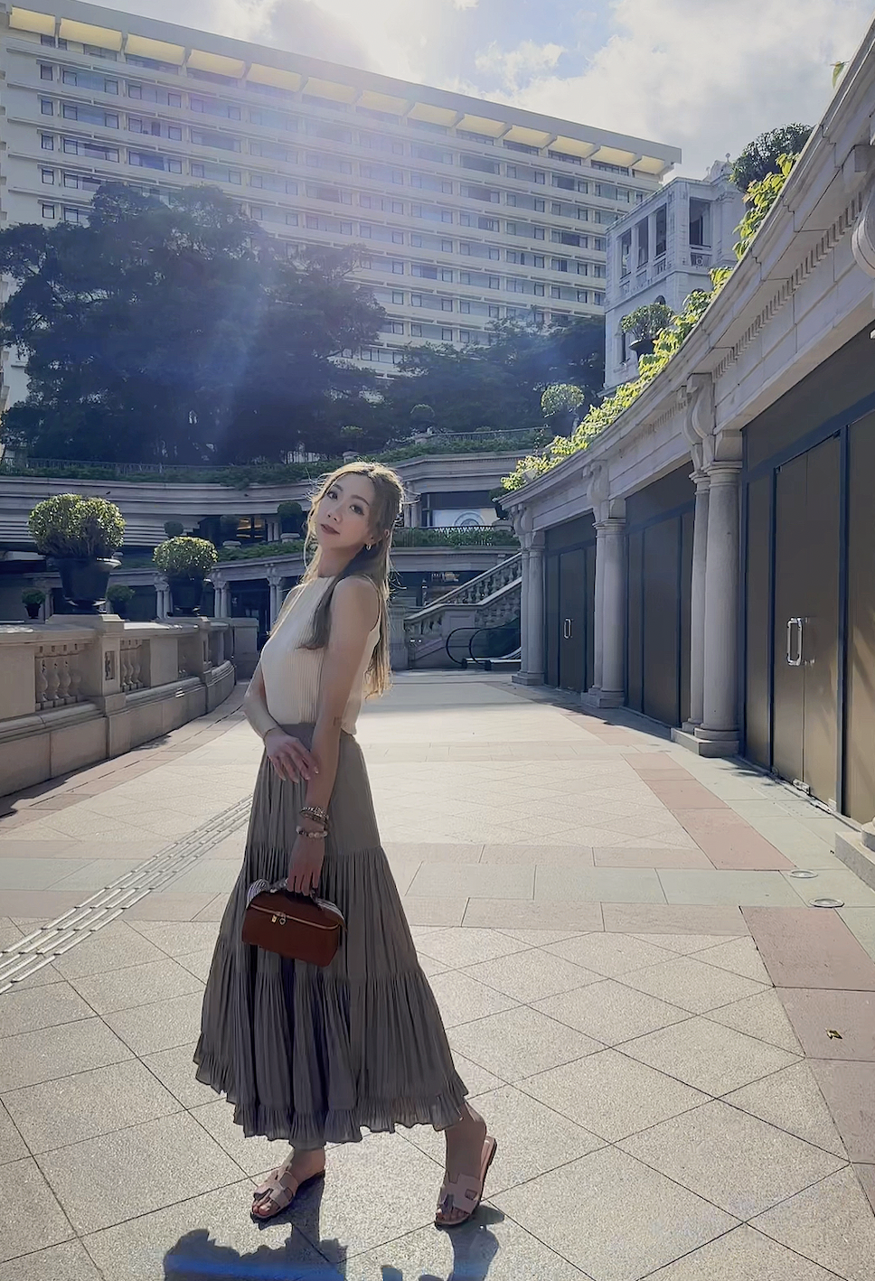 *BJ2 ONLY* CACAO SILKIE RUFFLE FULL SKIRT 2023