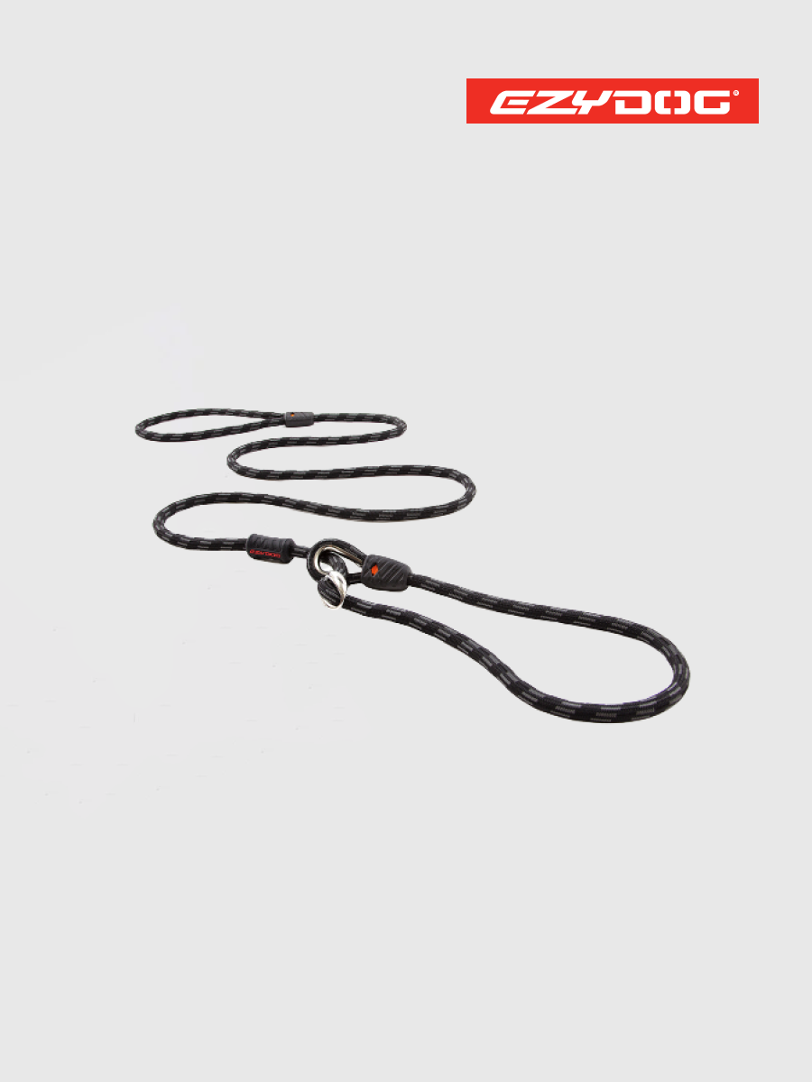 【澳洲EZYDOG】路卡2合1牽繩170cm 黑色｜訓練及外出結合為一