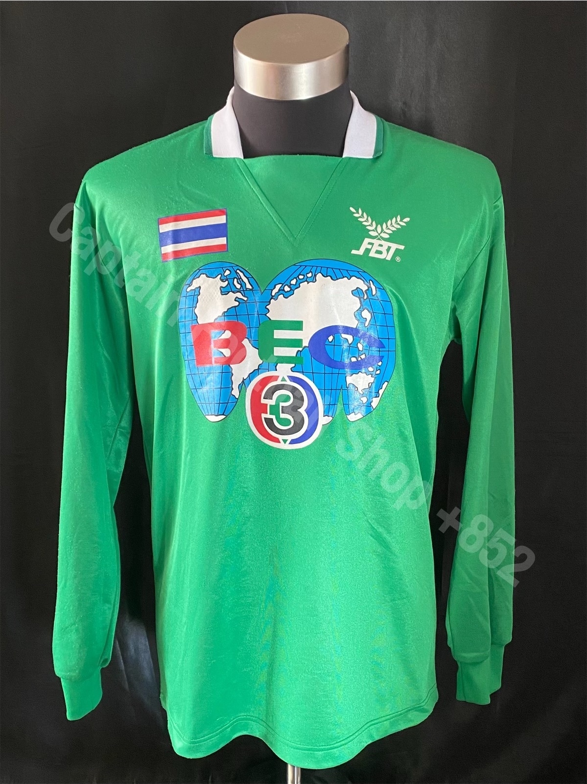 Thailand Football Team 1990’s Away match worn shirt