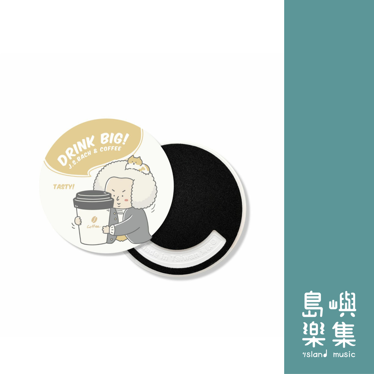 【巴赫】飲料陶瓷吸水杯墊