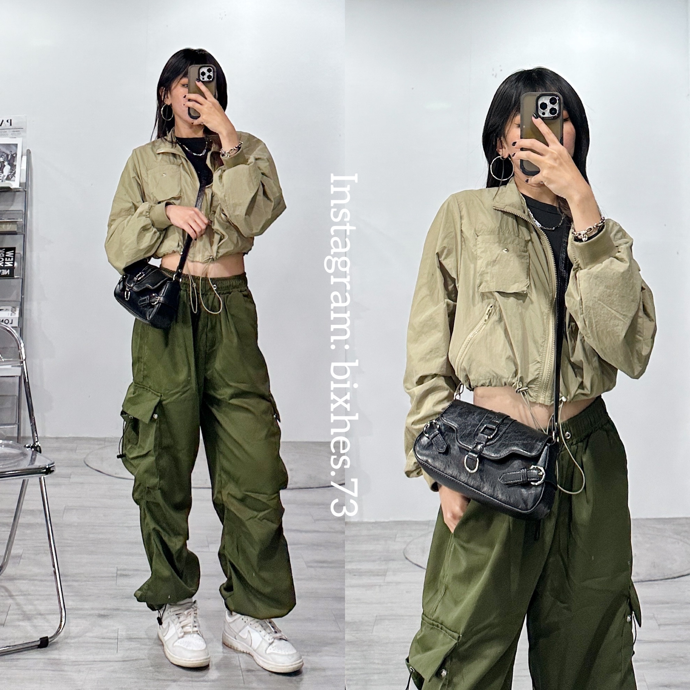 甜酷銀扣長型小包 (M00010)