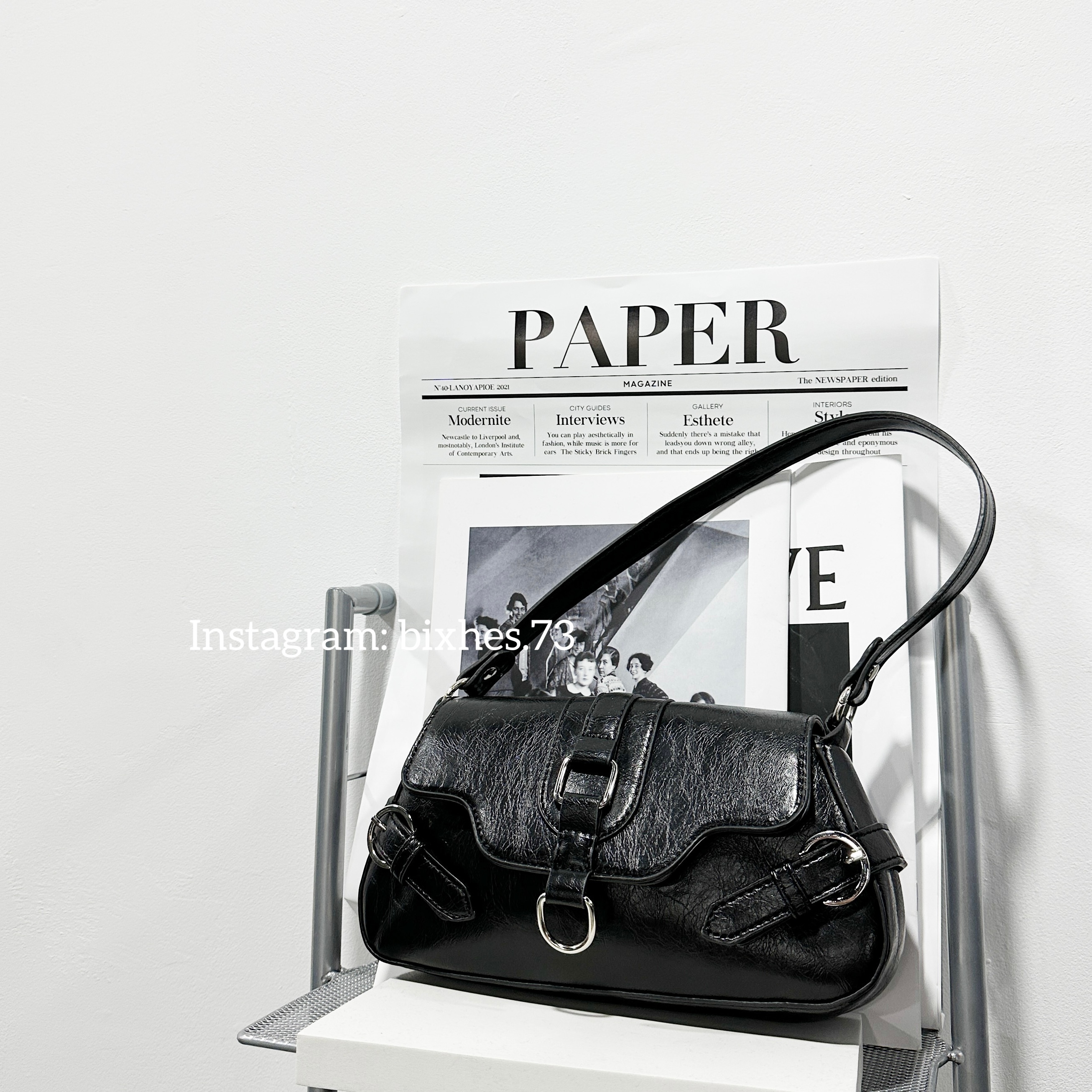 甜酷銀扣長型小包 (M00010)