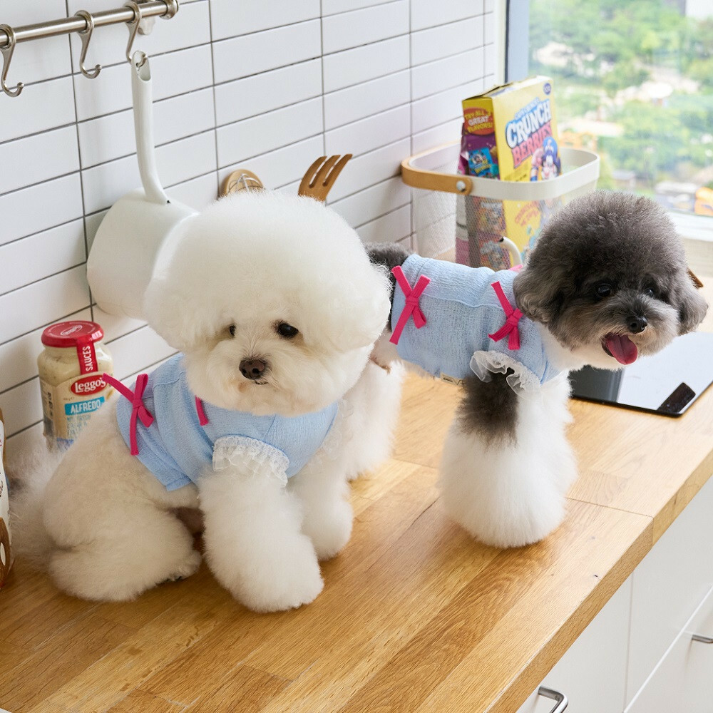 YOSAE 冰口袋蝴蝶結無袖上衣