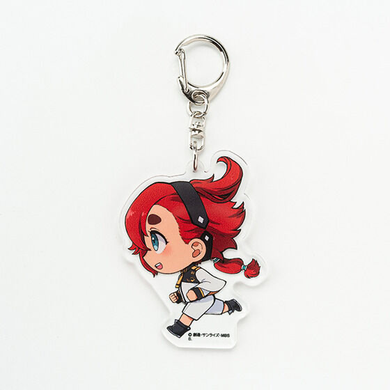 242255 Pbandai 預訂2026/2月 機動戦士ガンダム 水星の魔女 走るデフォルメシリーズ アクリルキーホルダー 鎖匙扣