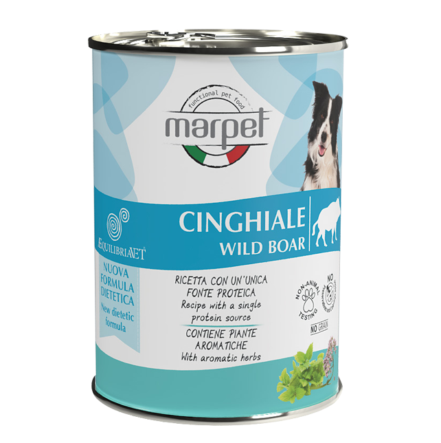 Marpet Equilibria 狗罐頭 單一蛋白系列．野豬肉配方410g