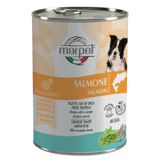 Marpet Equilibria 狗罐頭 單一蛋白系列．三文魚配方400g