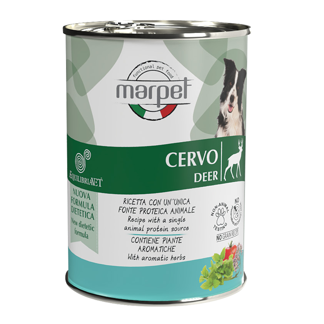 Marpet Equilibria 狗罐頭 單一蛋白系列．鹿肉配方400g