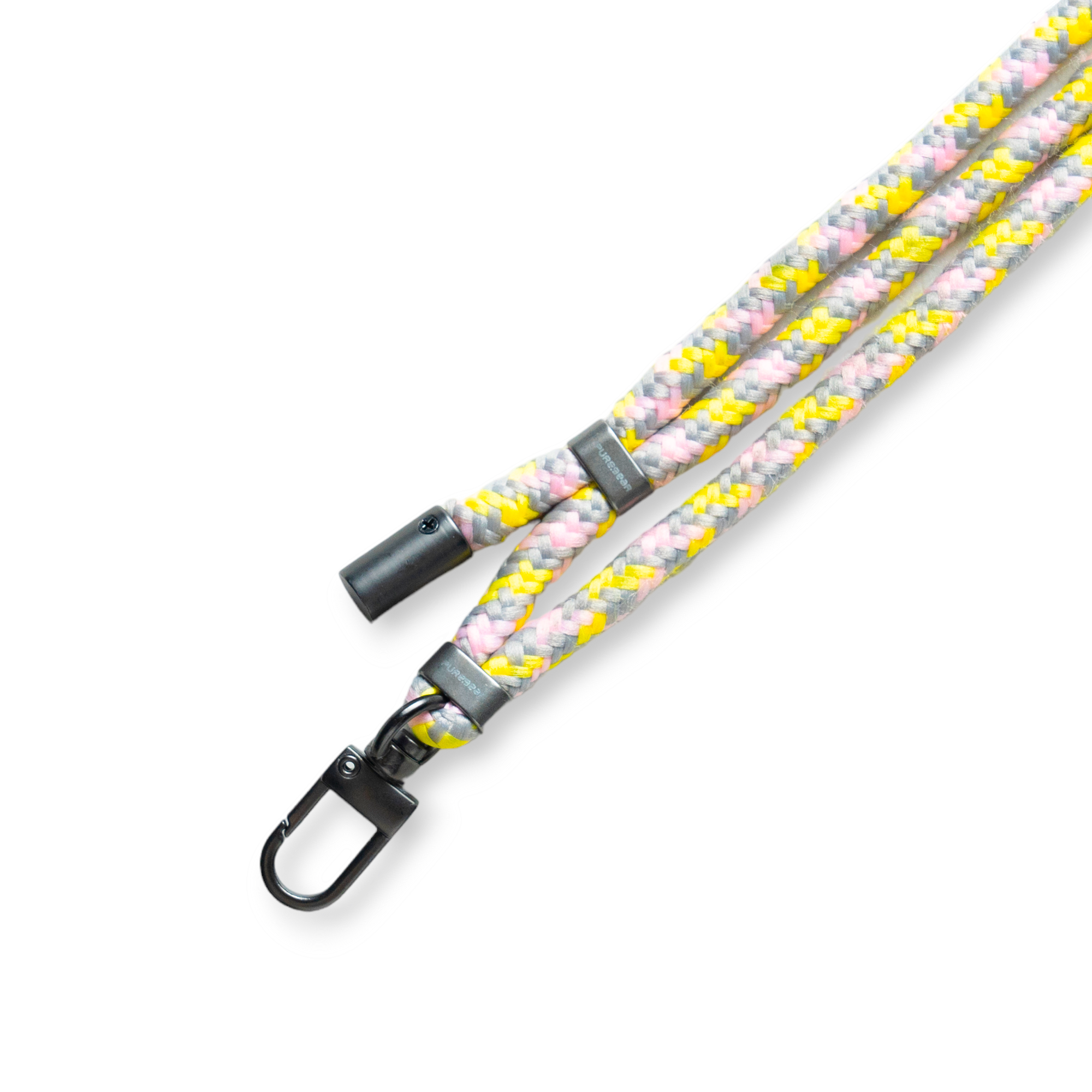 編織掛繩背帶 / (繽紛黃)