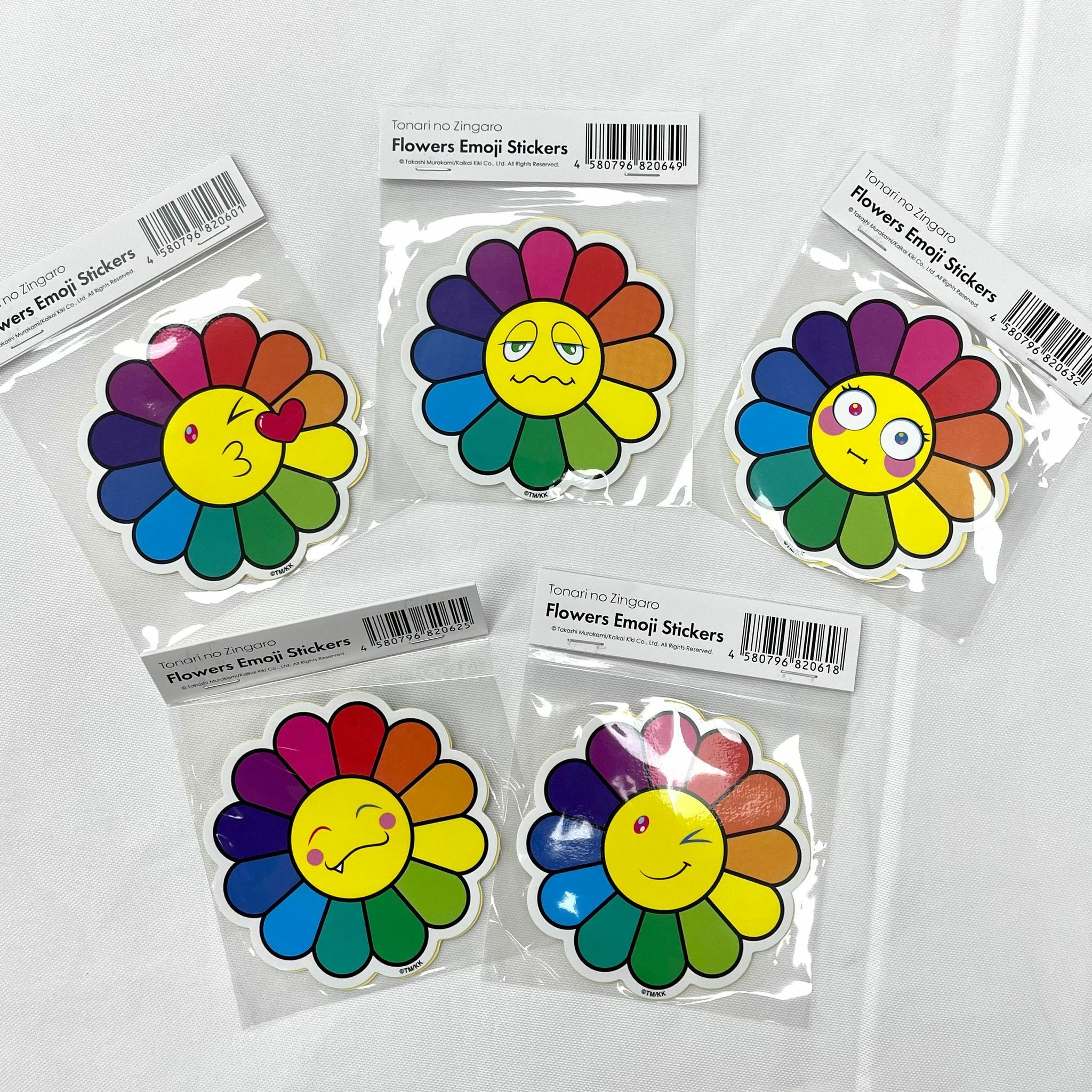 Murakami Flowers Emoji Stickers