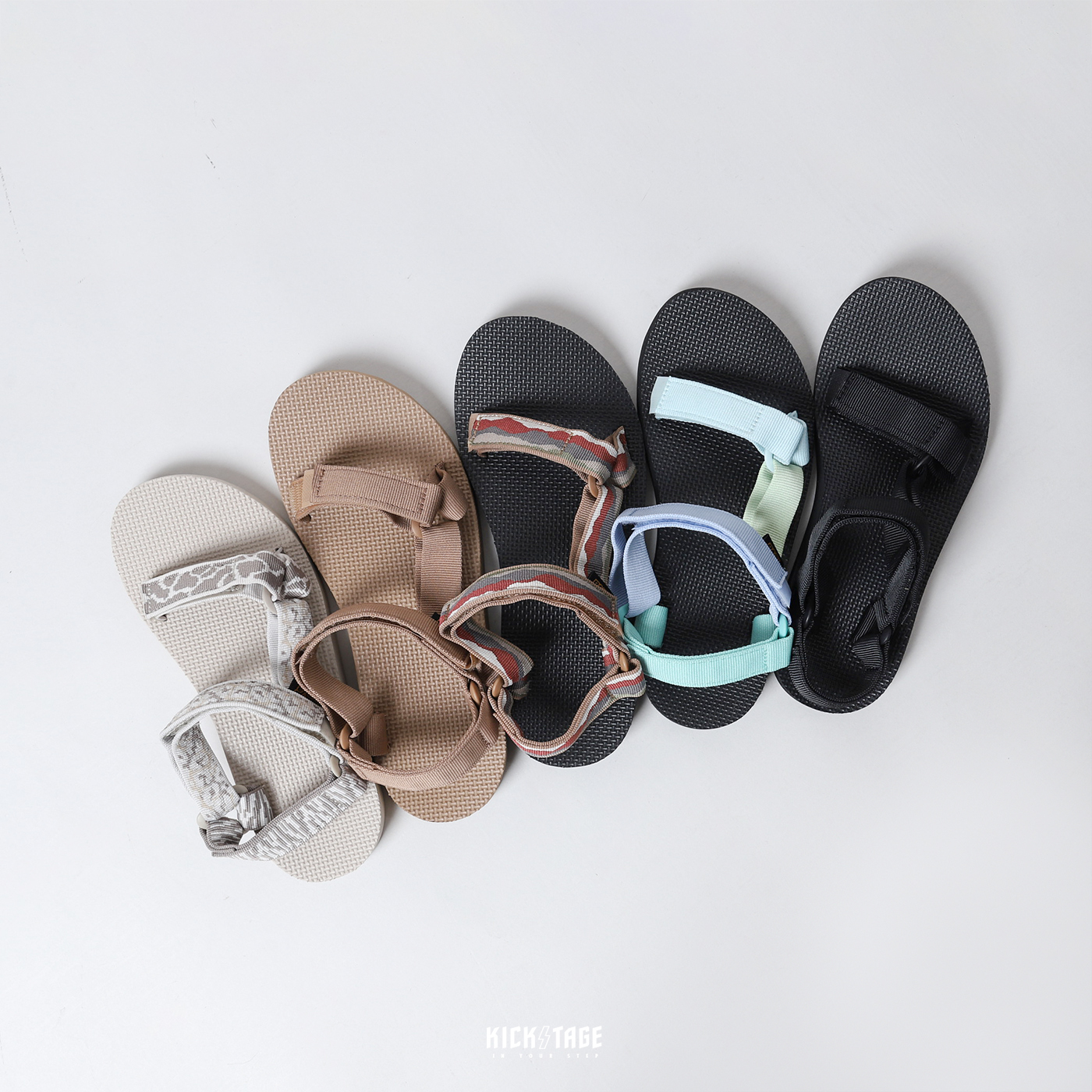 女鞋 TEVA ORIGINAL UNIVERSAL 四色 設計師聯名 經典 織帶 涼鞋【TV1003987BLK】