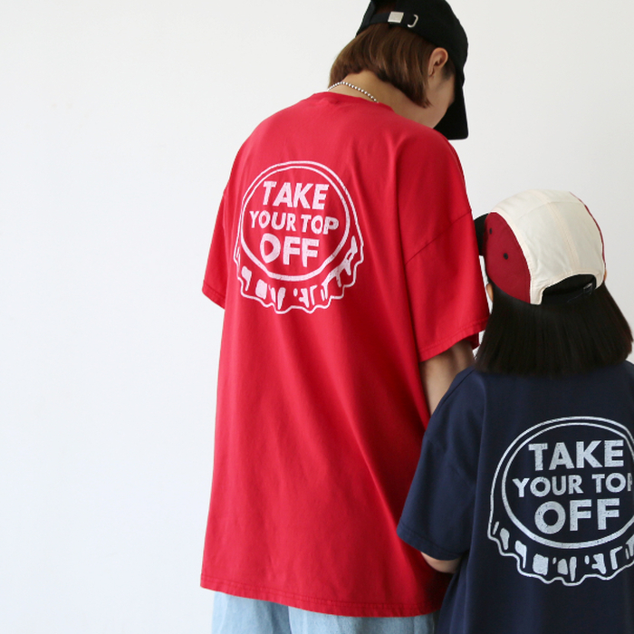 韓國-12MONTHS瓶蓋T恤FREE