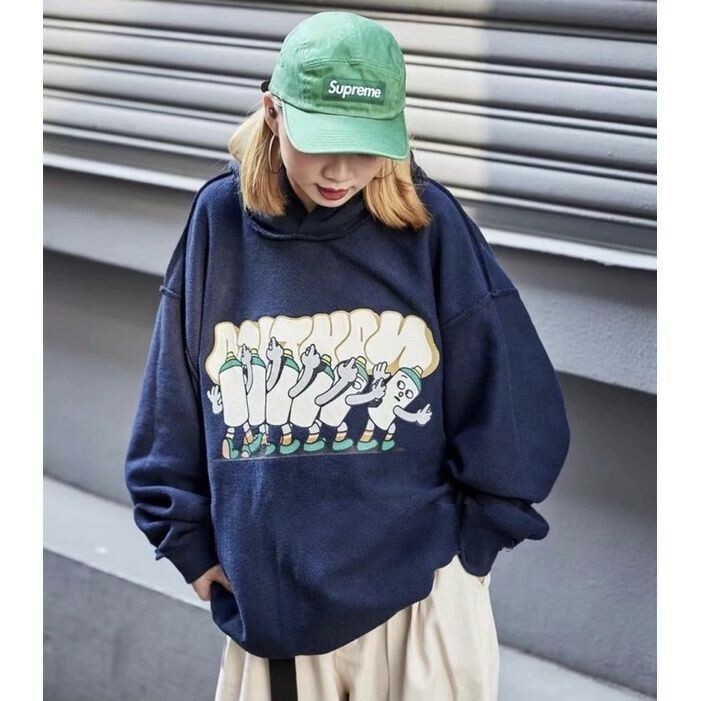 日本🇯🇵正品NAUTICA JP STACK長谷川聯名 重磅雙面穿 連帽 長袖 連帽T