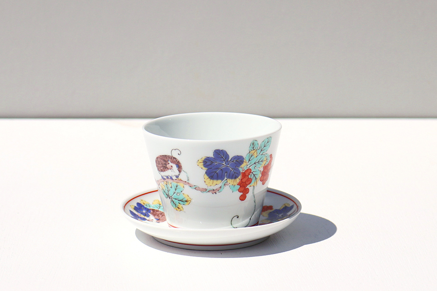 BARBAR - 蕎麥豬口杯 彩繪／刺蝟