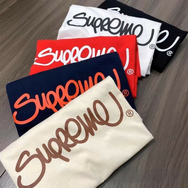 Supreme Handstyle Tee 線條草寫塗鴉LOGO字母 短袖 短T