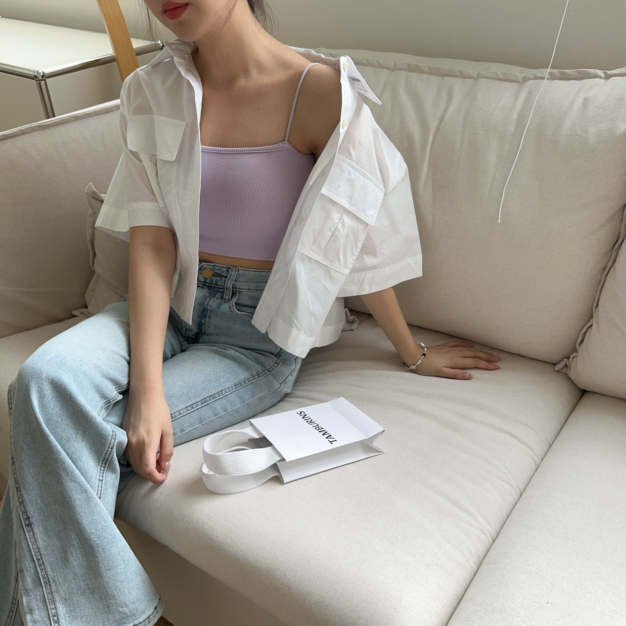 ISA_【短版】極細肩帶大彈性小可愛_4081