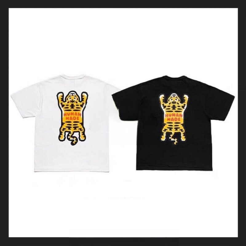 HUMAN MADE愛心背後黃老虎 短袖上衣