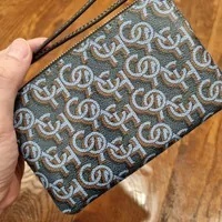 [S] COACH CF548 CM LEATHER CRN ZIP,IM/NAVY, 195031868795 (SCO413)