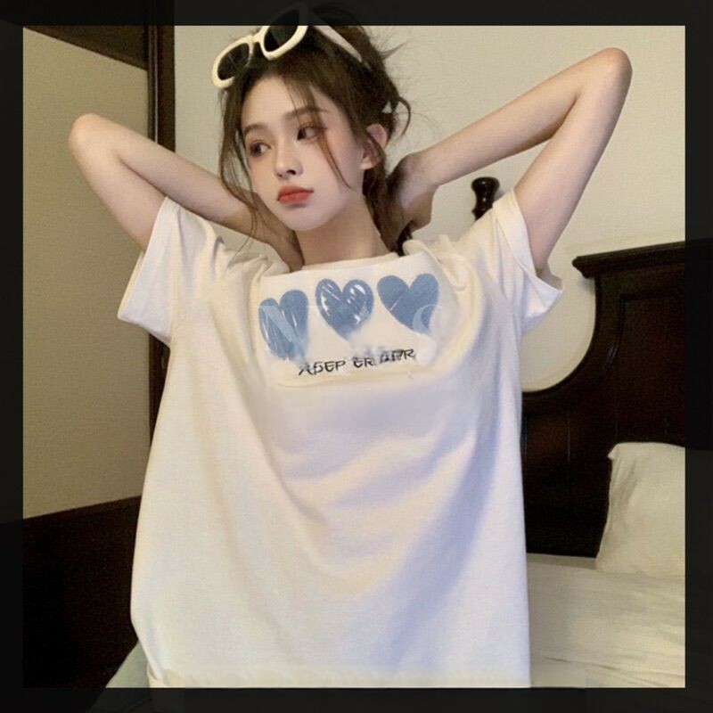 ADER ERROR 官方T恤 愛心 韓版百搭 純棉寬鬆 情侶短袖