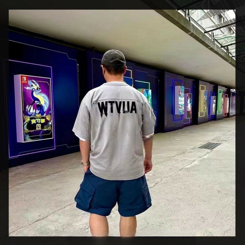 WTAPS WTVUA 2023 SS 新款日系 刺繡分割 短袖T恤